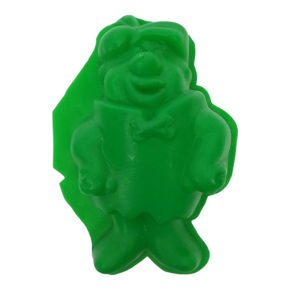 Vintage Flintstones Gelatin Cake Molds Fred Barney Rubble Dino Plastic Green - Picture 4 of 10